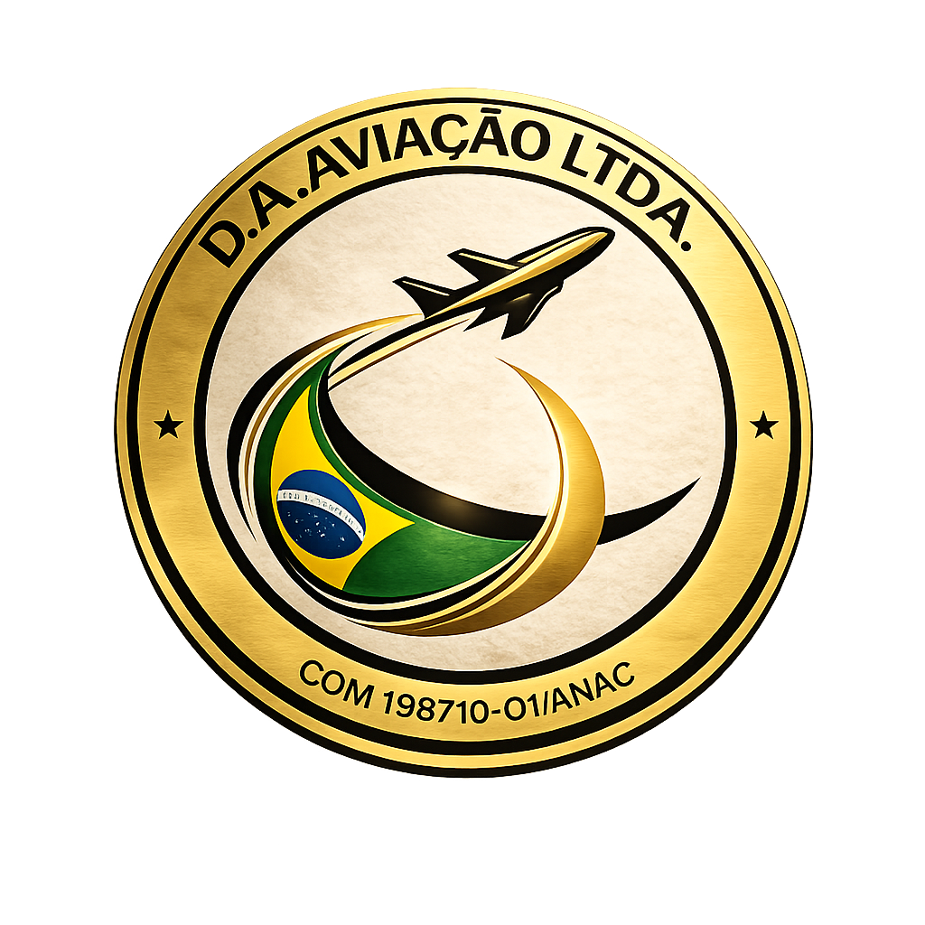 Logo da D.A Aviação
